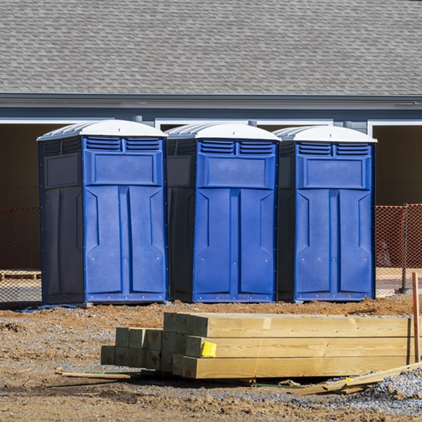 is there a specific order in which to place multiple portable restrooms in Madison Lake Minnesota